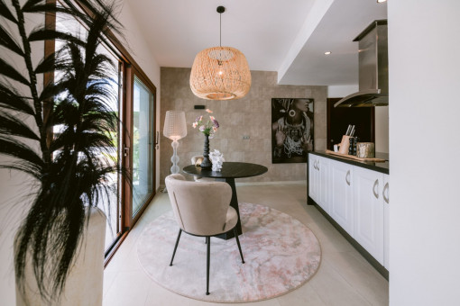 Dining area close to the kitchen